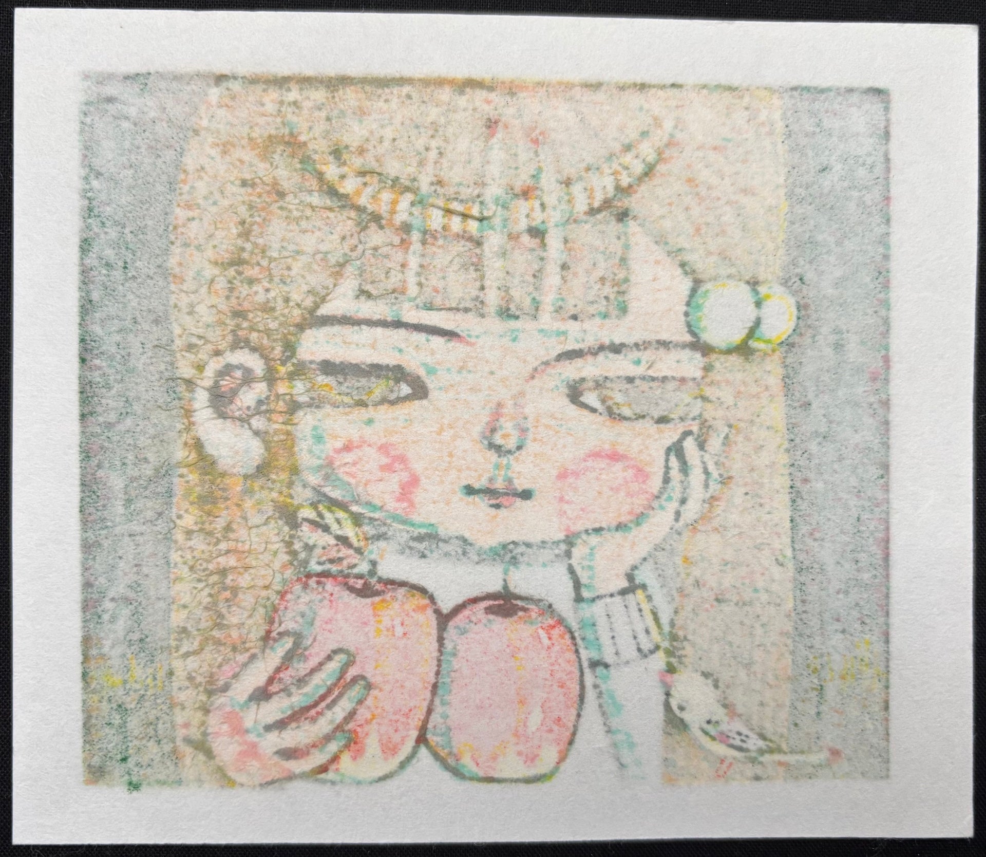  - Girl and Apples, 2003 - Shuzo Ikeda - SAKURA FINE ART