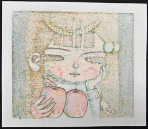  - Girl and Apples, 2003 - Shuzo Ikeda - SAKURA FINE ART