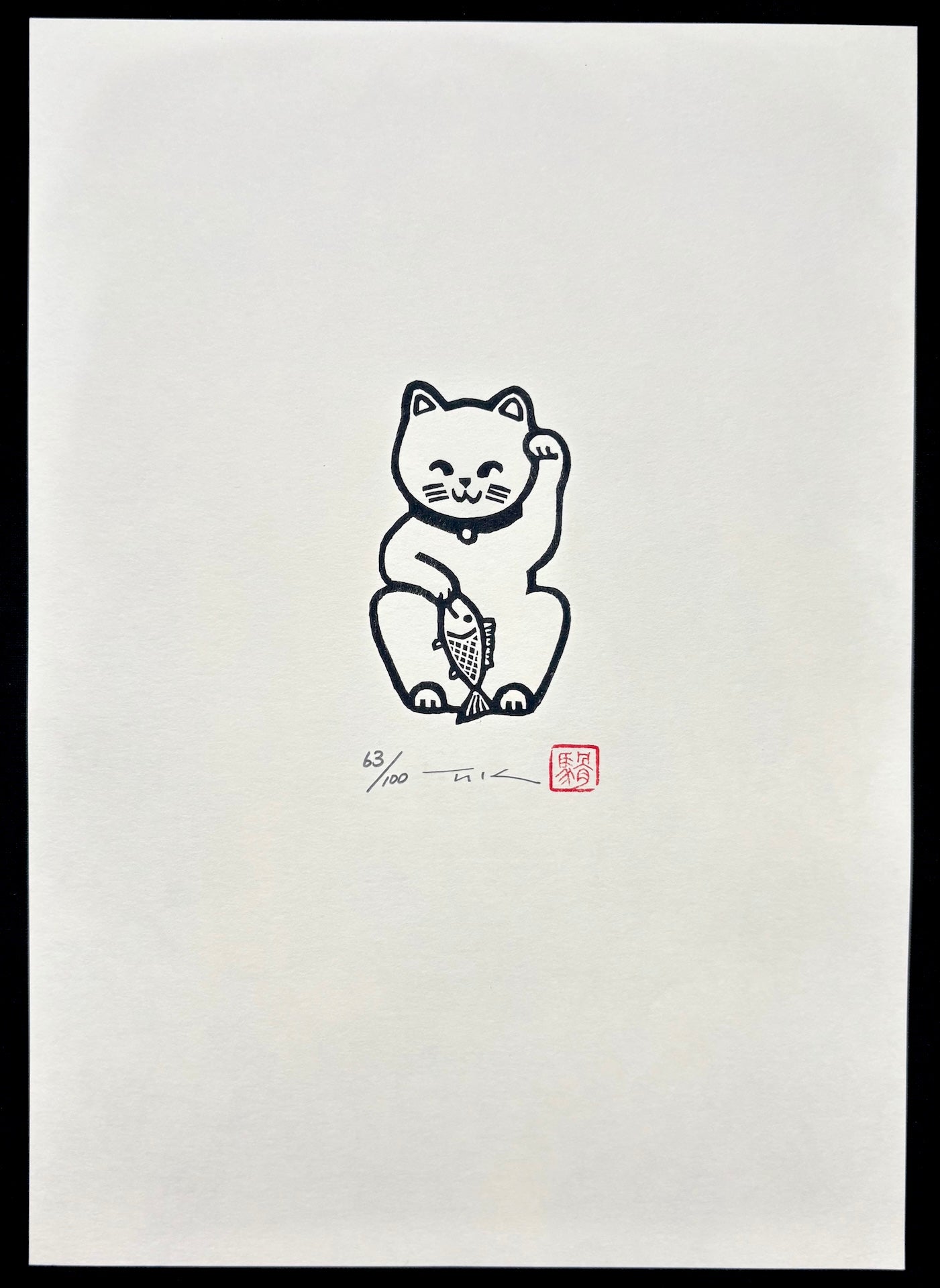  - Good Luck Cat - Takashi Ohno - SAKURA FINE ART