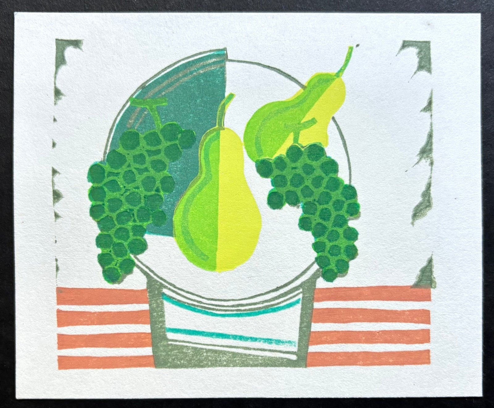  - Grapes and Pears - Goro Kumagai - SAKURA FINE ART