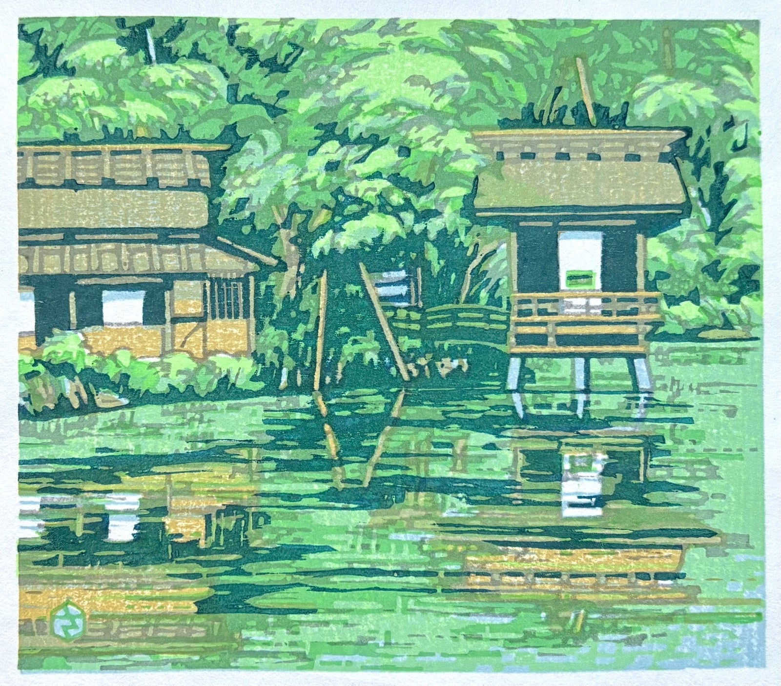  - Green Reflection - Takao Sano - SAKURA FINE ART