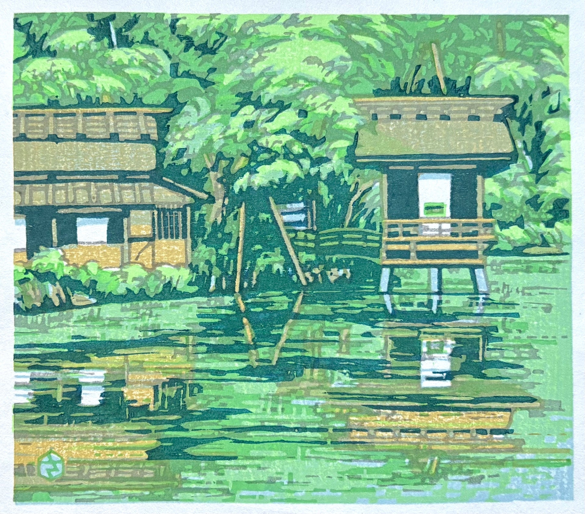  - Green Reflection - Takao Sano - SAKURA FINE ART