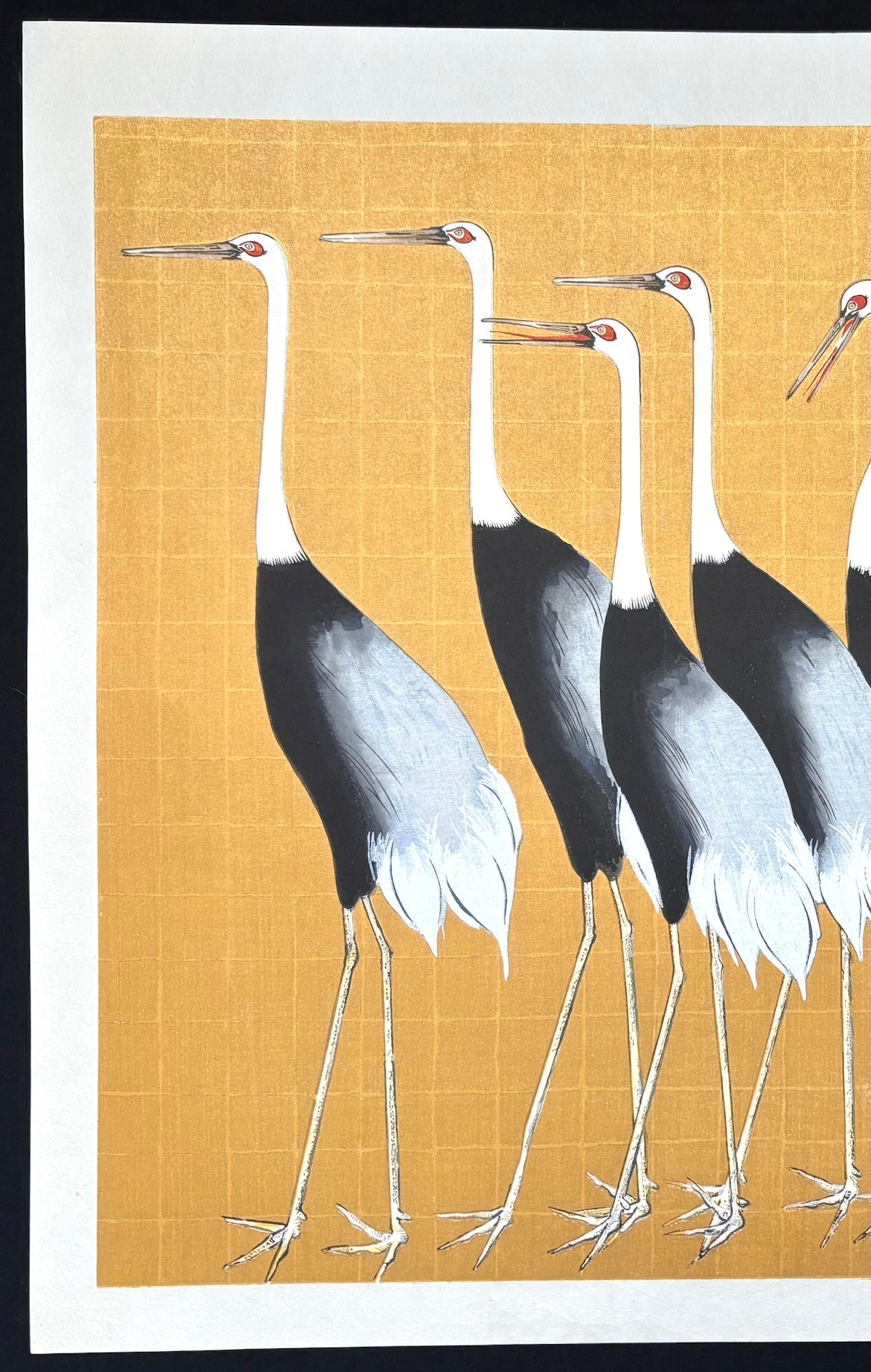  - Gunkaku - zu (Flock of Japanese Red Crown Cranes) - Korin Ogata - SAKURA FINE ART