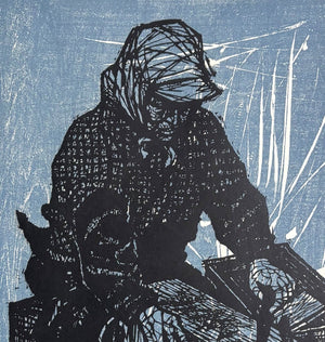 - Gyoson no Onna (A Woman of the Fishing Village) - Fumio Kitaoka - SAKURA FINE ART