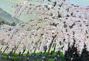 - Haru - ranman no Takizakura (Waterfall Cherry Tree in Spring) - Masao Ido - SAKURA FINE ART
