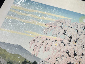  - Haru - ranman no Takizakura (Waterfall Cherry Tree in Spring) - Masao Ido - SAKURA FINE ART