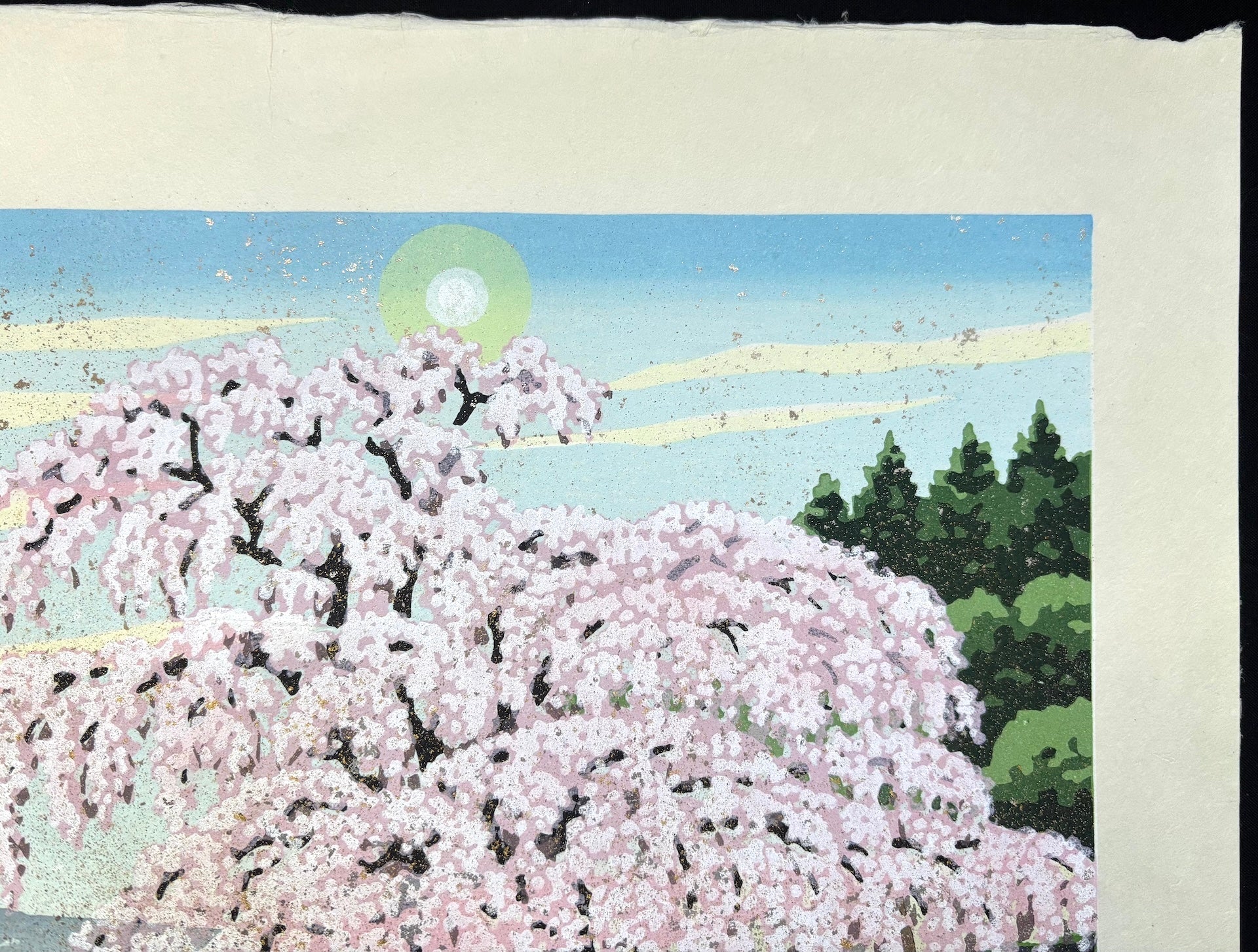  - Haru - ranman no Takizakura (Waterfall Cherry Tree in Spring) - Masao Ido - SAKURA FINE ART