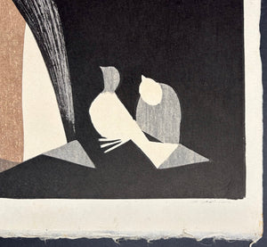  - Hato (Girl with Doves) - Kaoru Kawano - SAKURA FINE ART