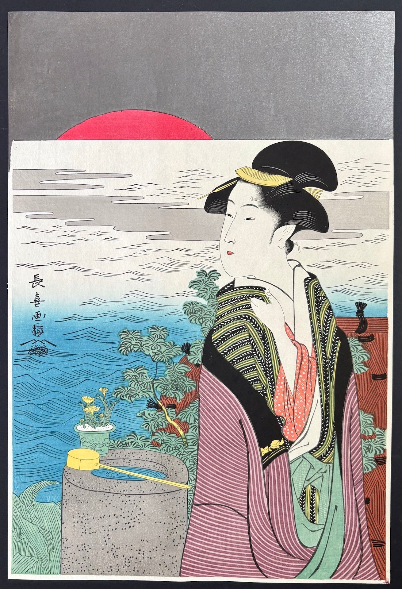  - Hatsuhinode (Sunrise at New Year) - Choki Eishosai - SAKURA FINE ART