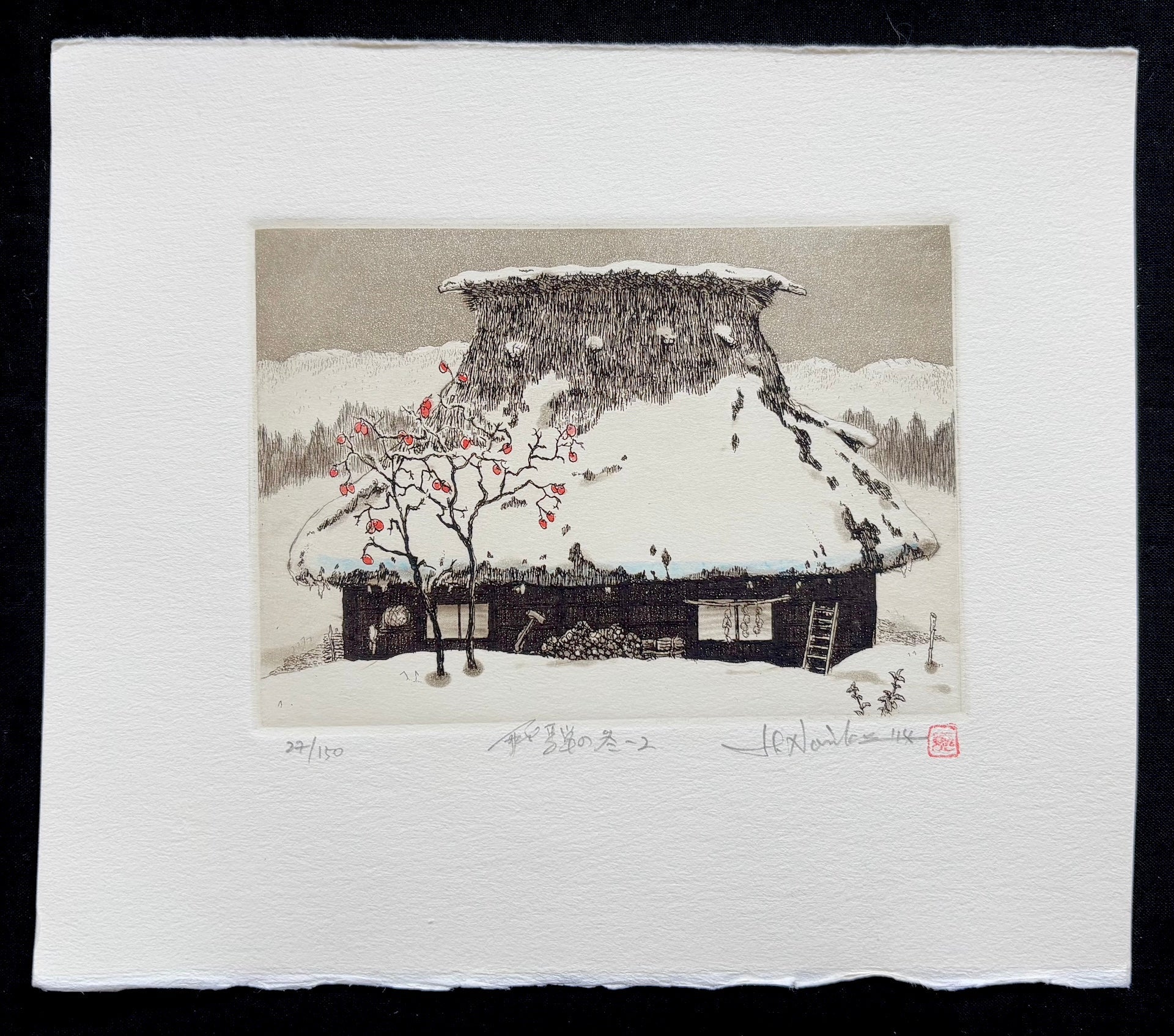  - Hida no Fuyu - 2 ( Hida at Winter - 2 ) - SAKURA FINE ART