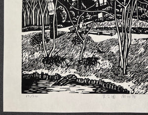  - Higashi Koen, Nanboku - tei, (Nanboku - tei in Higashi Park) - Fumio Kitaoka - SAKURA FINE ART