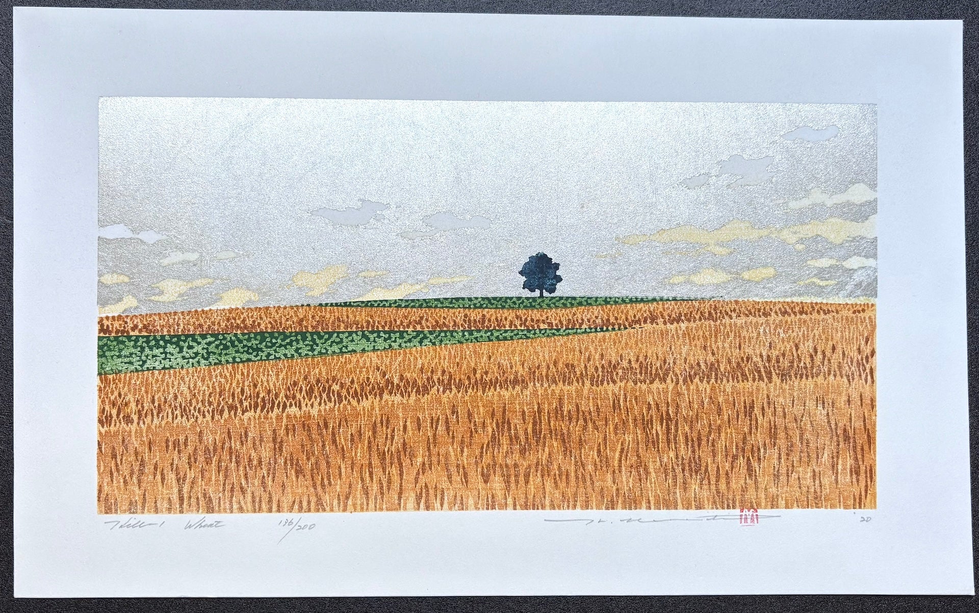  - Hill 1, Wheat - Hajime Namiki - SAKURA FINE ART