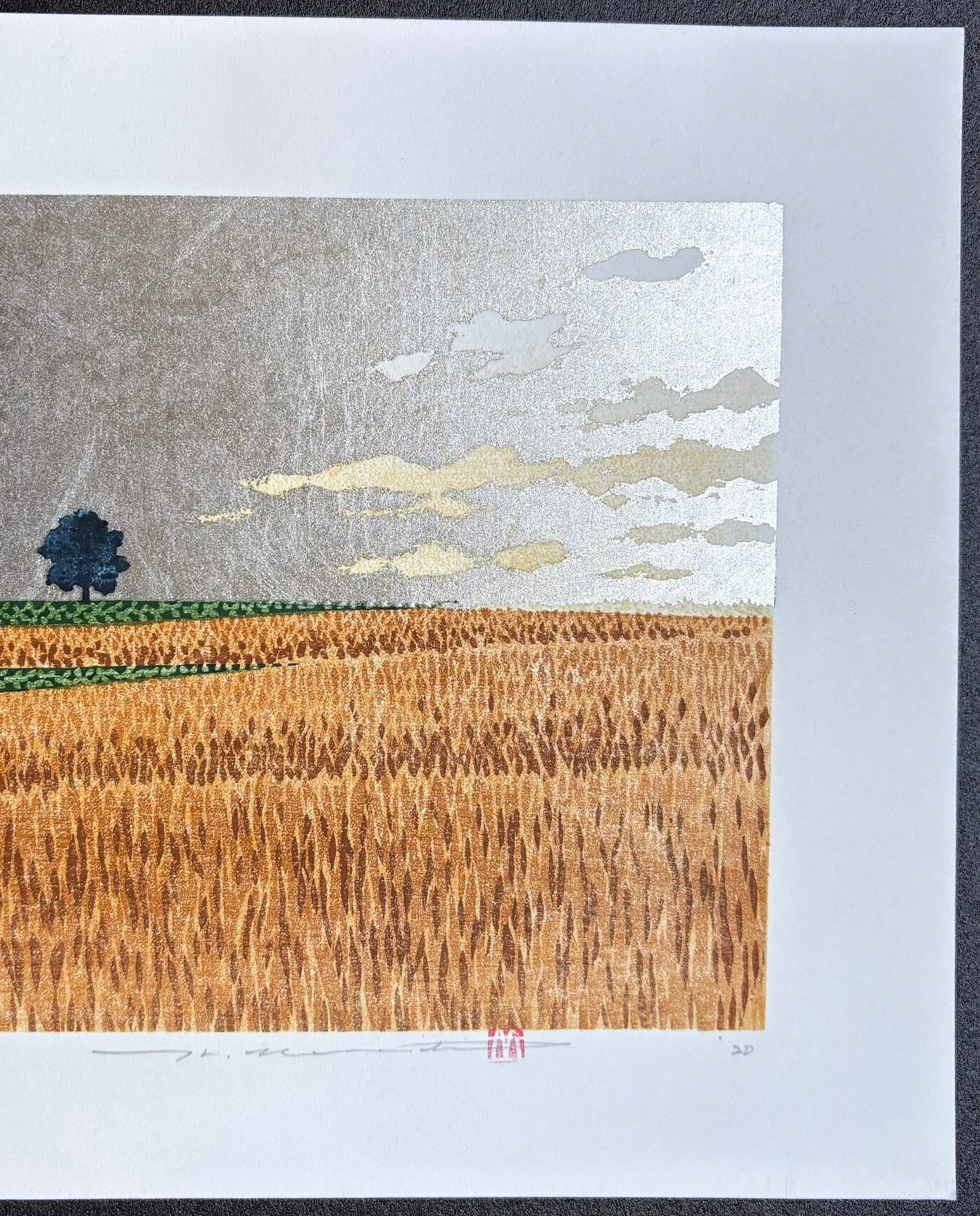  - Hill 1, Wheat - Hajime Namiki - SAKURA FINE ART