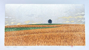  - Hill 1, Wheat - Hajime Namiki - SAKURA FINE ART
