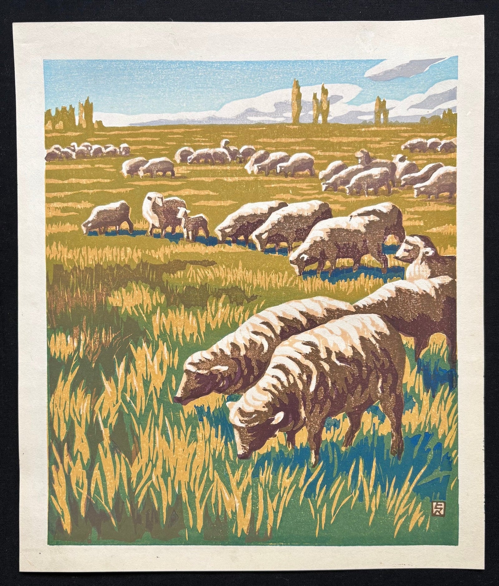  - Hōboku (Pasture) - Sadao Abe - SAKURA FINE ART