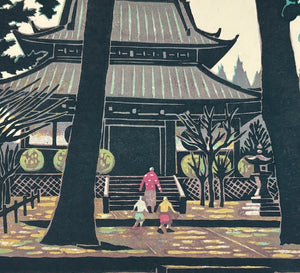  - Hofuku - ji Temple in Soja, Okayama - Osamu Ueda - SAKURA FINE ART