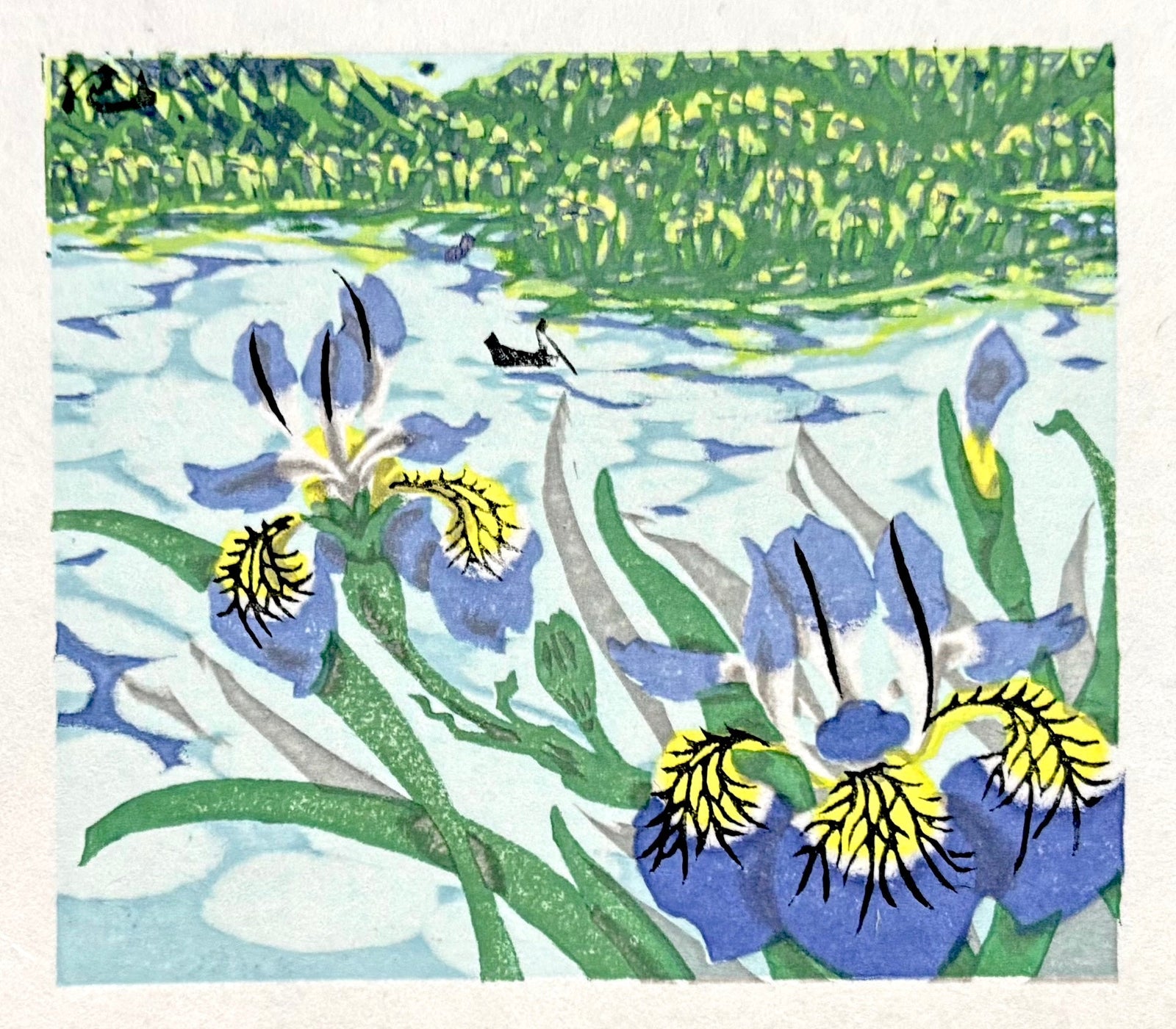  - Irises in May - Kieko Tsurusawa - SAKURA FINE ART