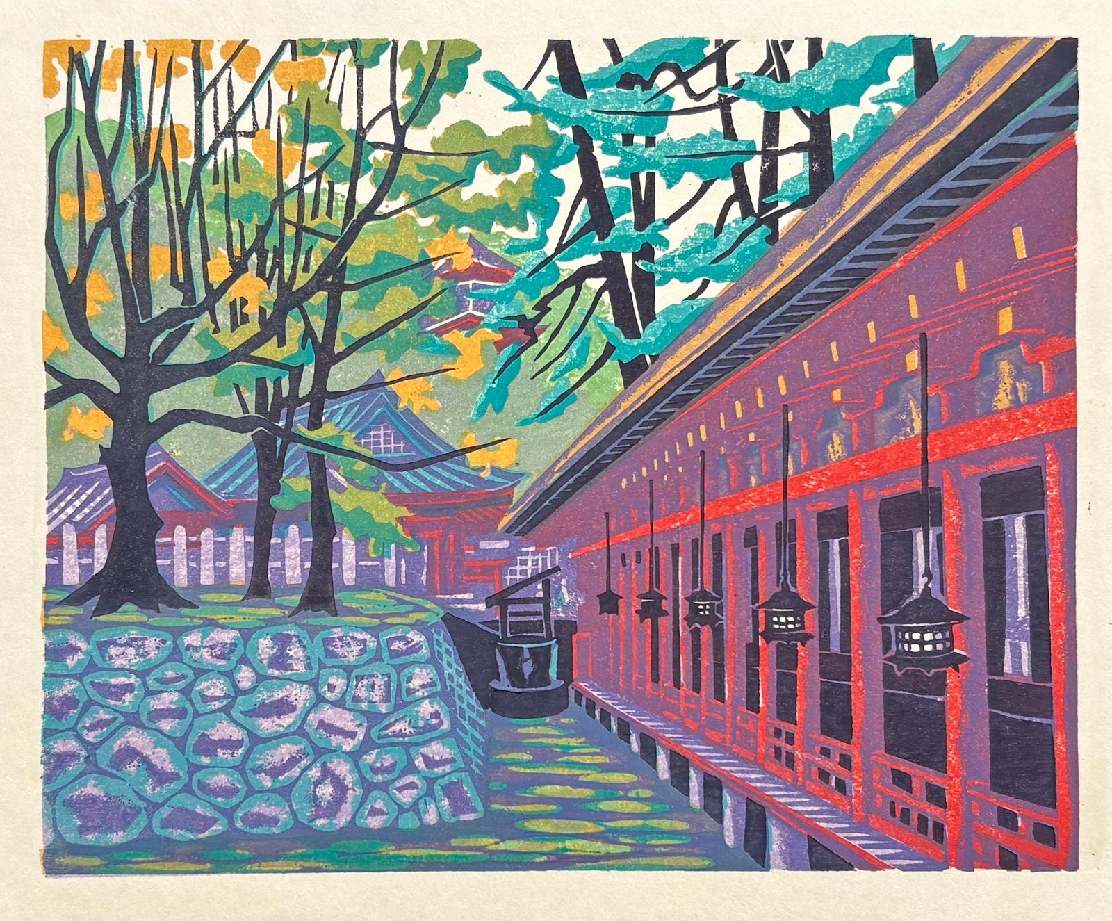  - Itsukushima Shrine Corridor, Miyajima - Osamu Ueda - SAKURA FINE ART
