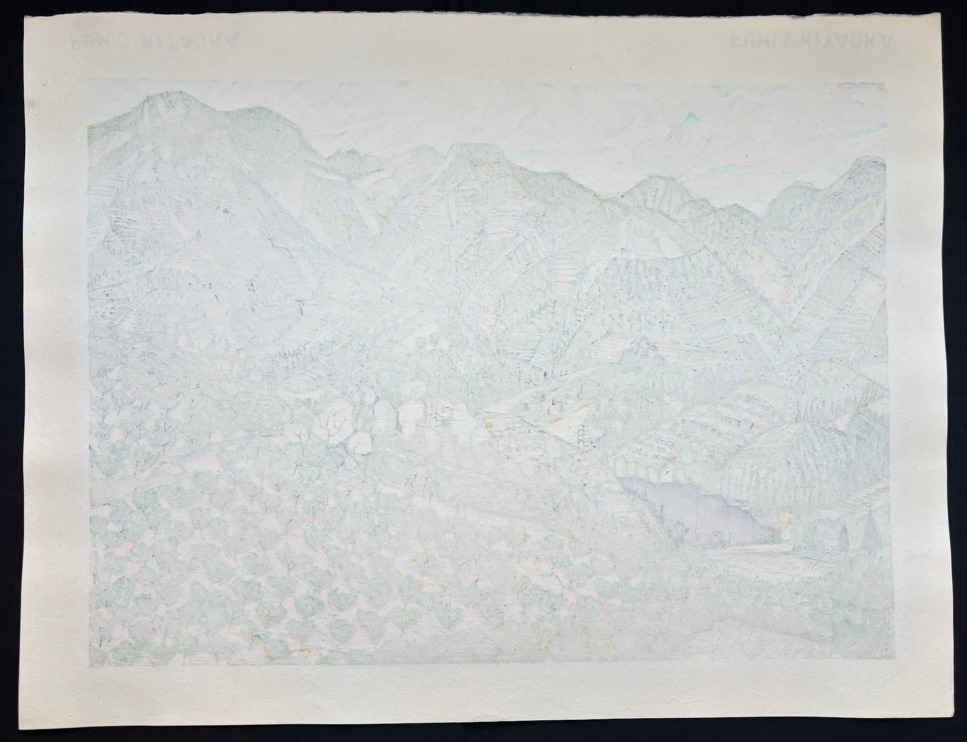  - Iyo no Mikan - yama (Citrus Orchards on Mountain Slopes in Iyo) - Fumio Kitaoka - SAKURA FINE ART