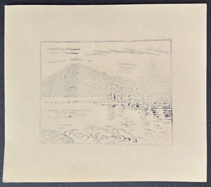  - Izumo Mihonoseki (Mihonoseki Port Town in Izumo) - Unichi Hiratsuka - SAKURA FINE ART