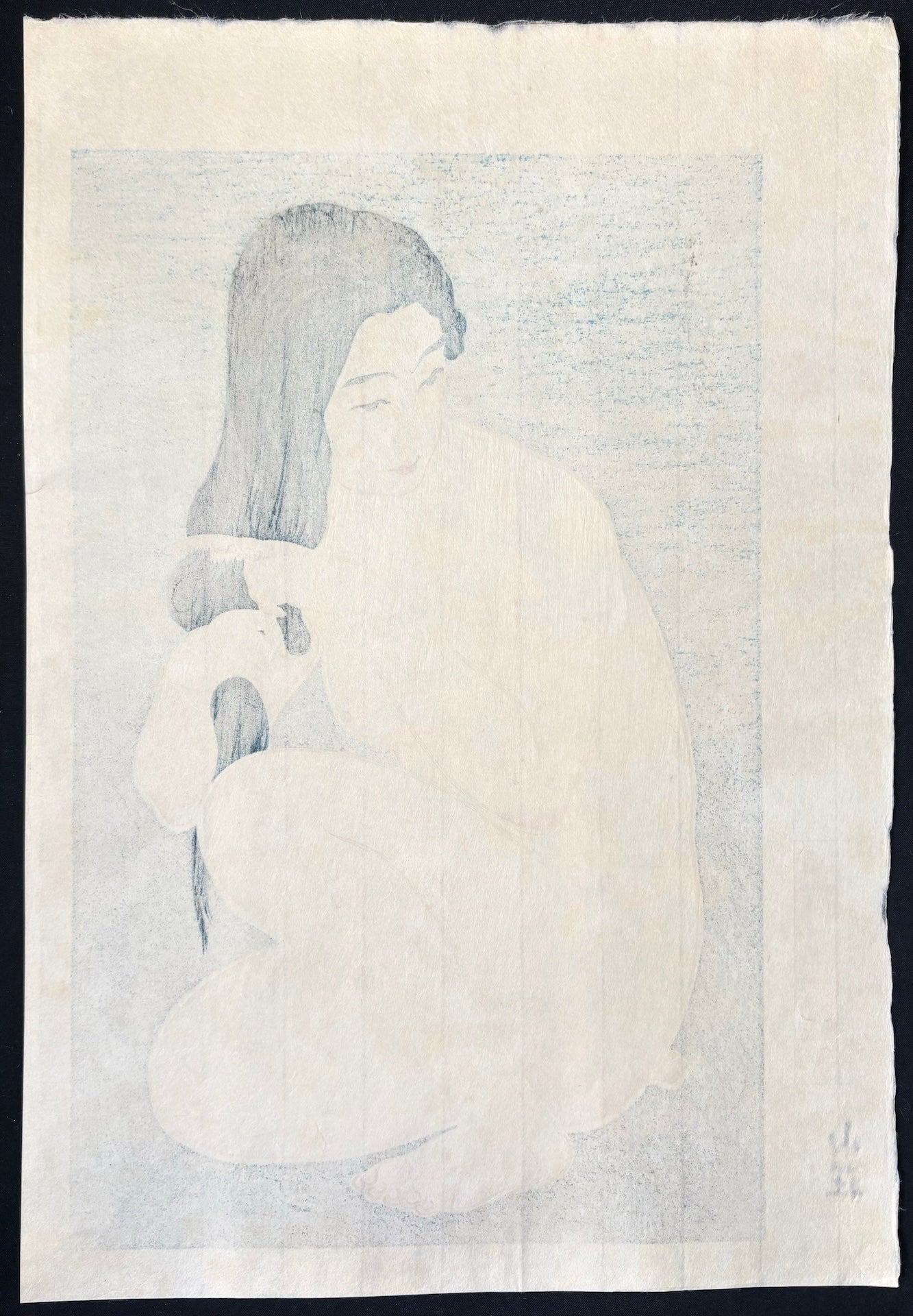  - Kamisuki (Combing the Hair) - Kotondo Torii - SAKURA FINE ART