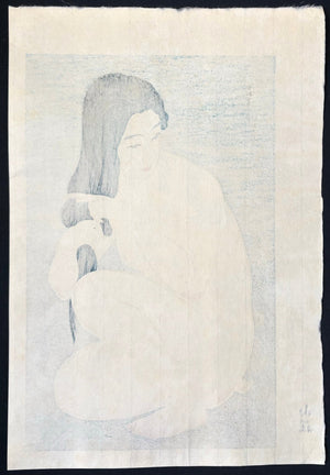  - Kamisuki (Combing the Hair) - Kotondo Torii - SAKURA FINE ART