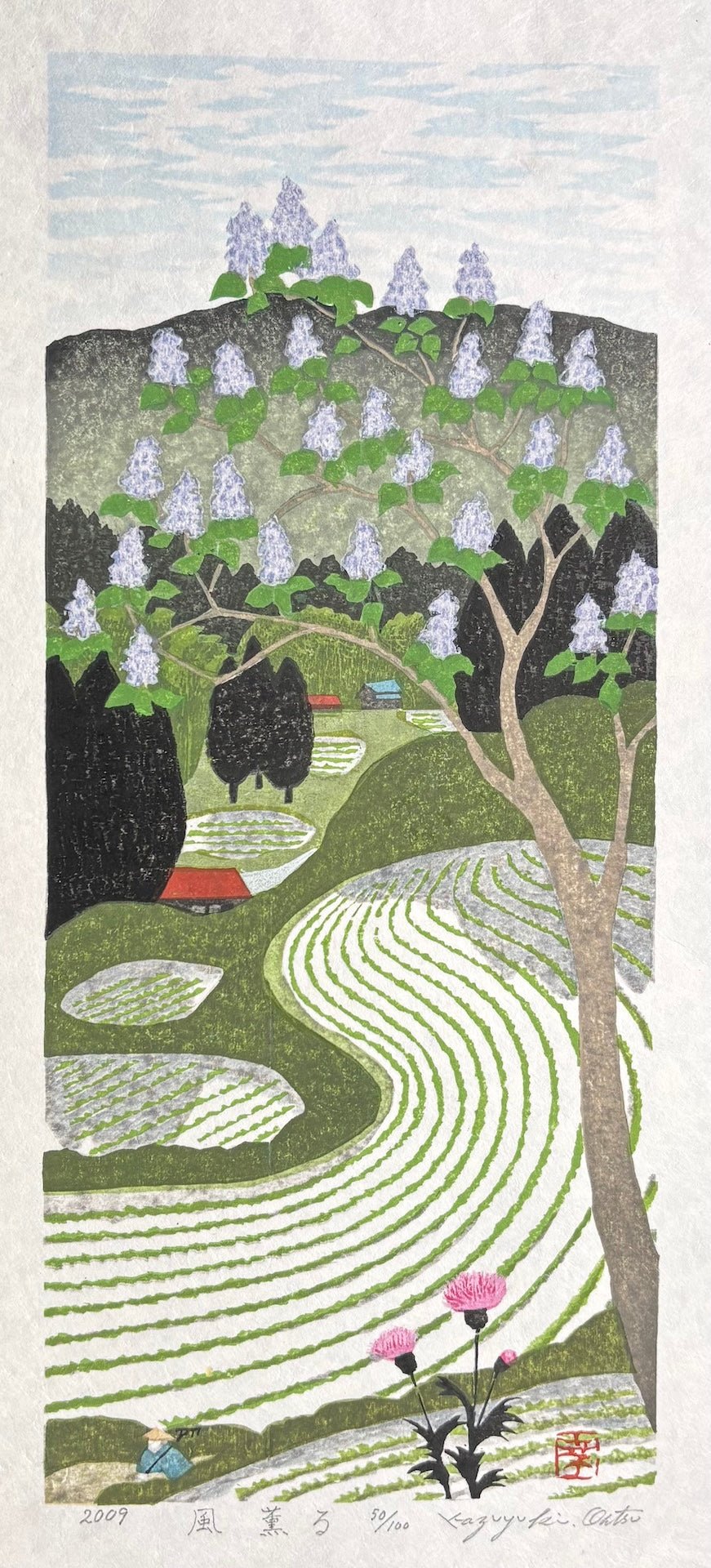  - Kaze Kaoru (Fragrant Breeze) - Kazuyuki Ohtsu - SAKURA FINE ART