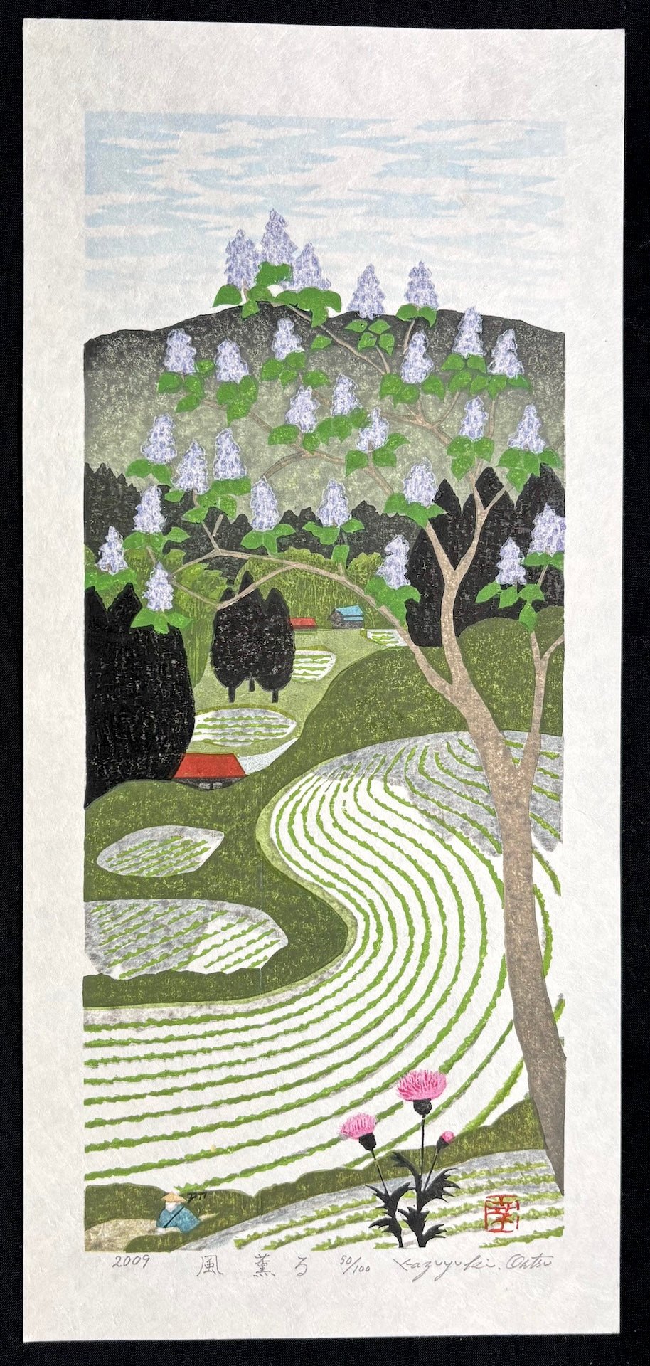  - Kaze Kaoru (Fragrant Breeze) - Kazuyuki Ohtsu - SAKURA FINE ART