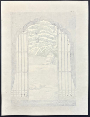  - Kennin - ji Sekkei (Kennin - ji Temple in the Snow, Kyoto) - Masao Ido - SAKURA FINE ART