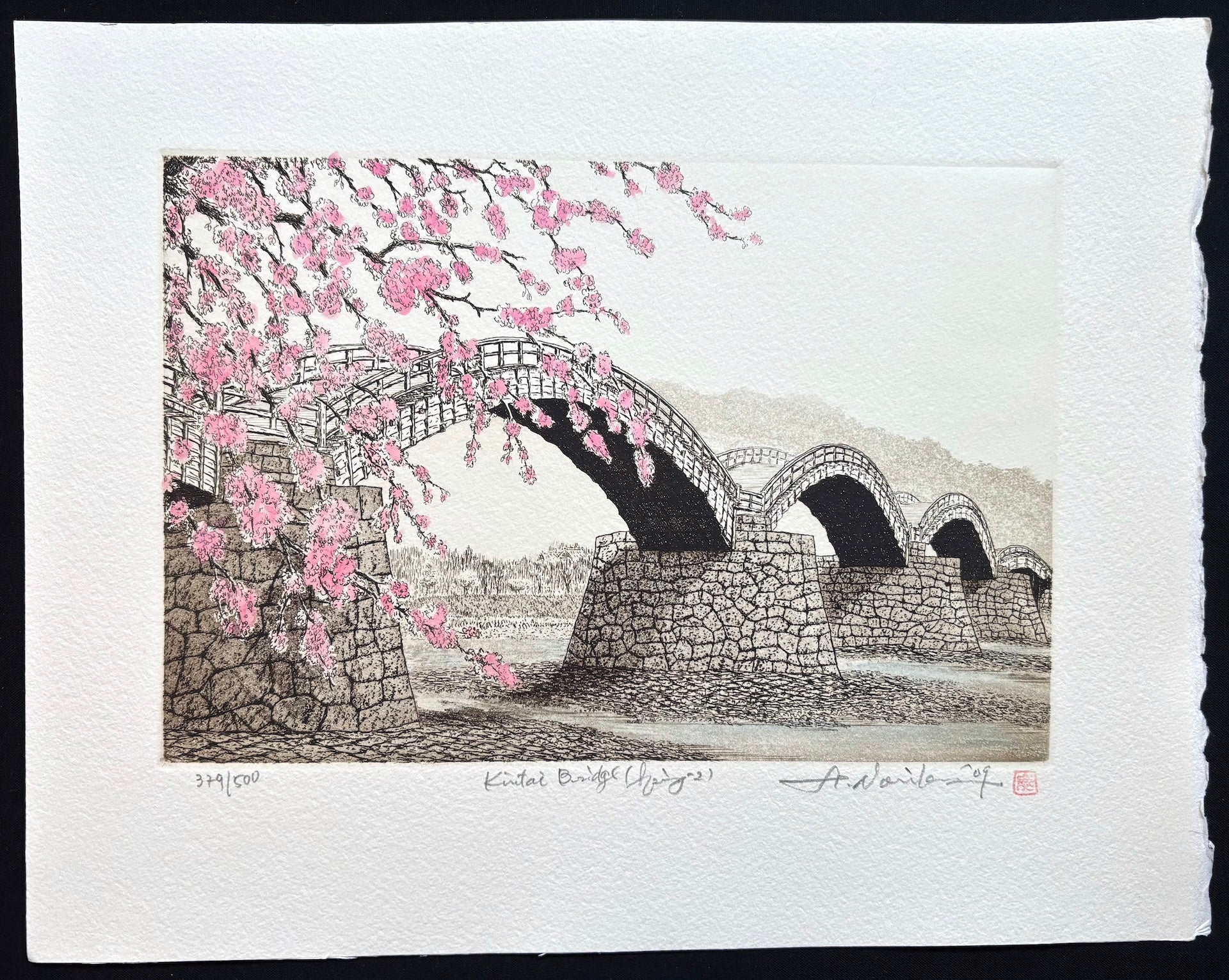  - Kintai Bridge (Spring - 2) - SAKURA FINE ART