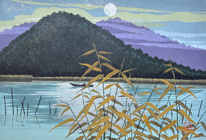  - Kirameki no Toki , Ike (Shining Hirasawa Pond, Kyoto) - Masao Ido - SAKURA FINE ART