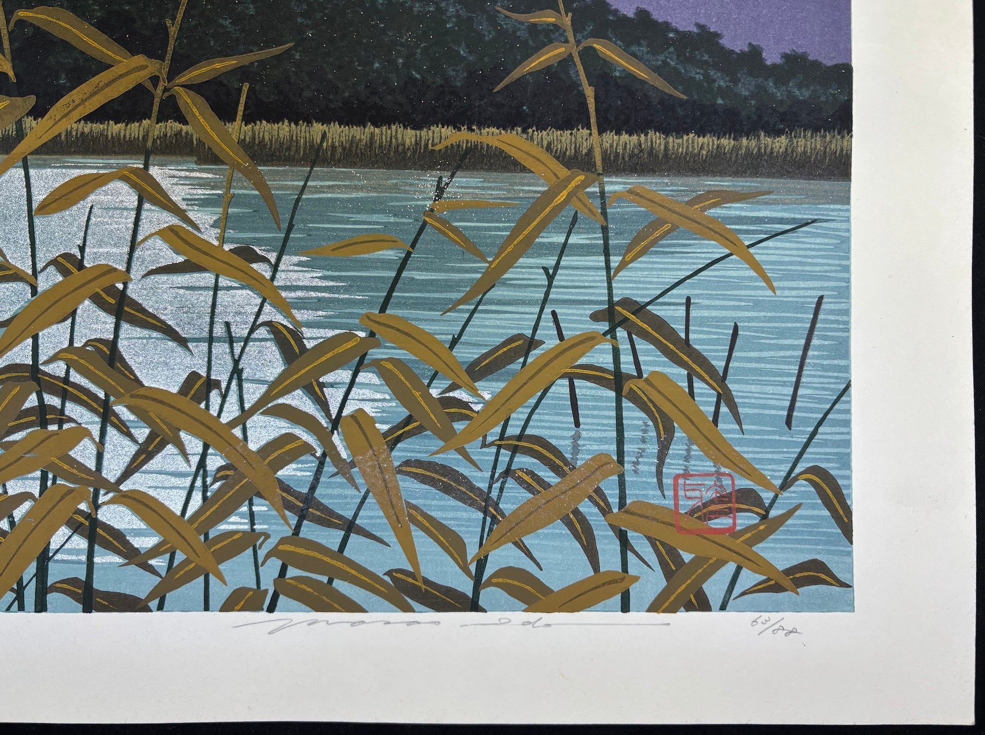  - Kirameki no Toki , Ike (Shining Hirasawa Pond, Kyoto) - Masao Ido - SAKURA FINE ART