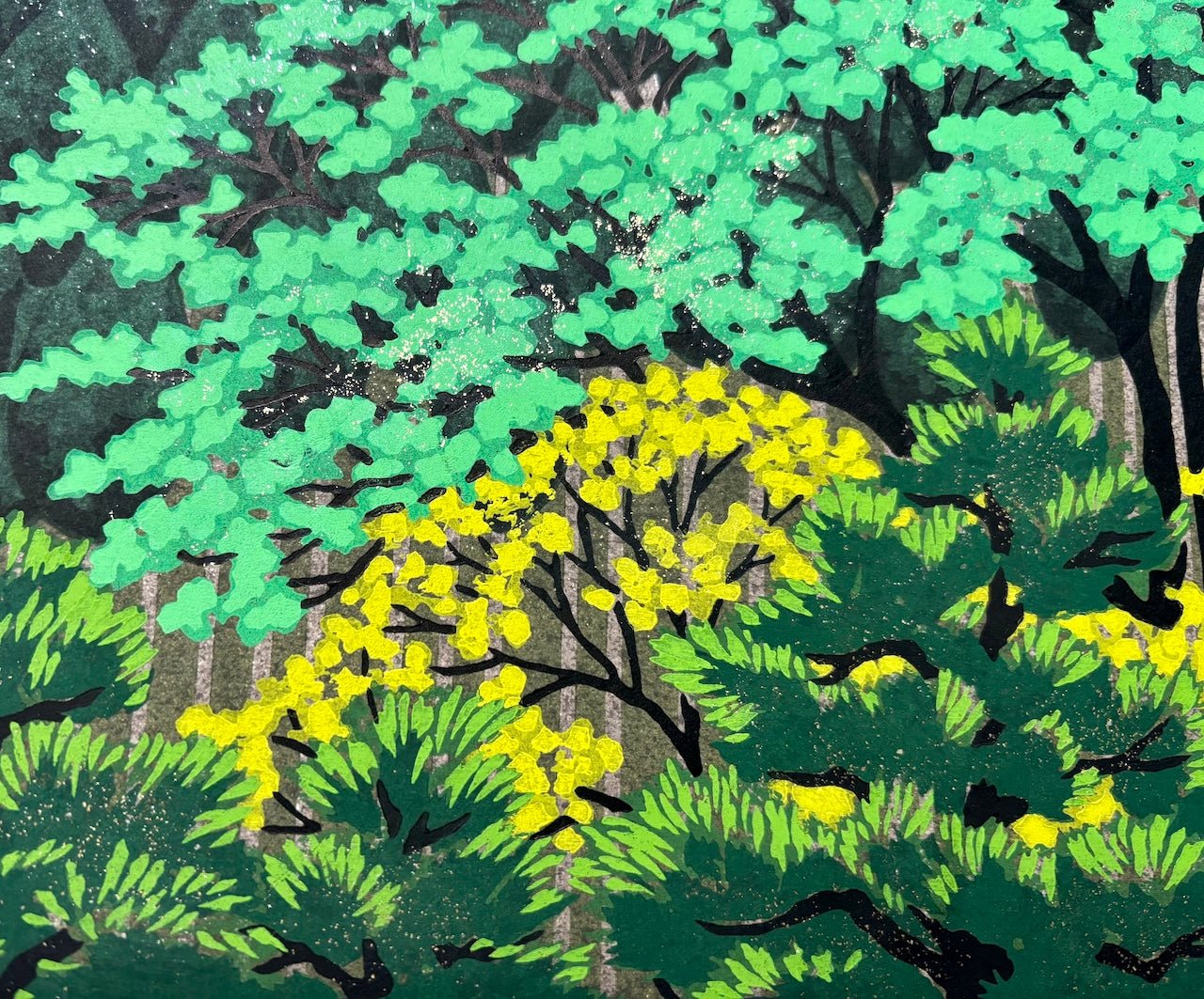  - Kirameki no Toki , Yama (Shining Mountain, Kyoto) - Masao Ido - SAKURA FINE ART
