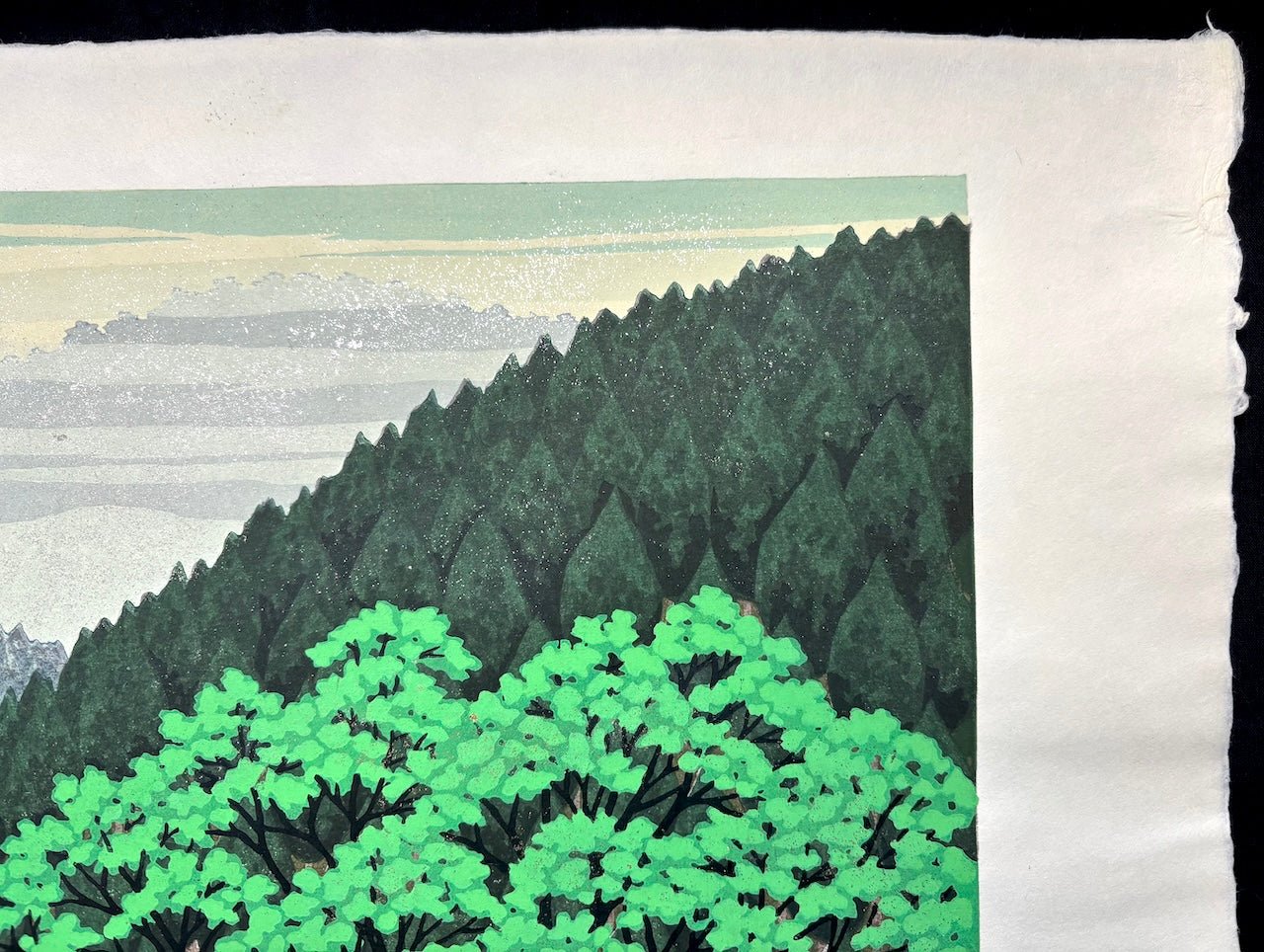  - Kirameki no Toki , Yama (Shining Mountain, Kyoto) - Masao Ido - SAKURA FINE ART