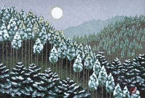 - Kitayamasugii (Kitayama Cedars in Snow, Kyoto) - Masao Ido - SAKURA FINE ART