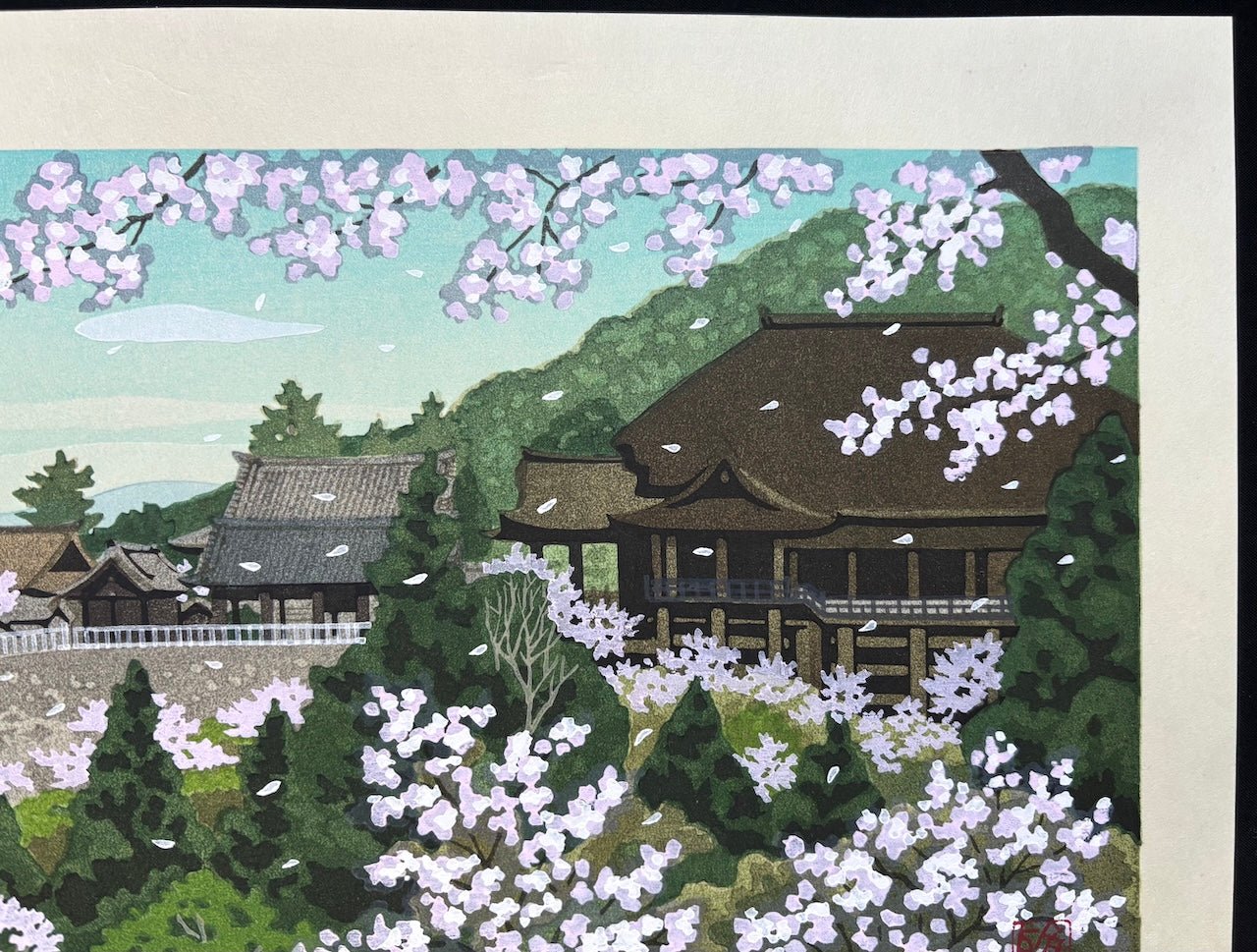  - Kiyomizu - dera no Haru (Kiyomizu Temple in Spring, Kyoto) - Masao Ido - SAKURA FINE ART