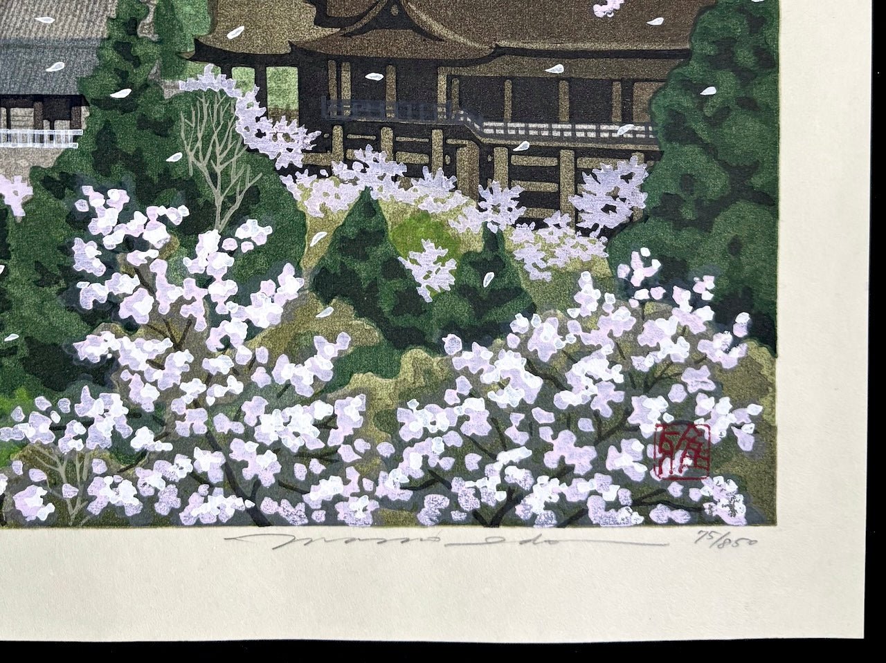  - Kiyomizu - dera no Haru (Kiyomizu Temple in Spring, Kyoto) - Masao Ido - SAKURA FINE ART