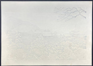  - Kiyomizu Sekkei (Snow Scene at Kiyomizu, Kyoto) - Masao Ido - SAKURA FINE ART
