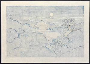  - Kiyomizu Sogetsu (Blue Moon at Kiyomizu, Kyoto) - Masao Ido - SAKURA FINE ART