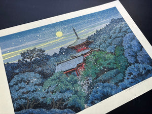  - Kiyomizu Sogetsu (Blue Moon at Kiyomizu, Kyoto) - Masao Ido - SAKURA FINE ART