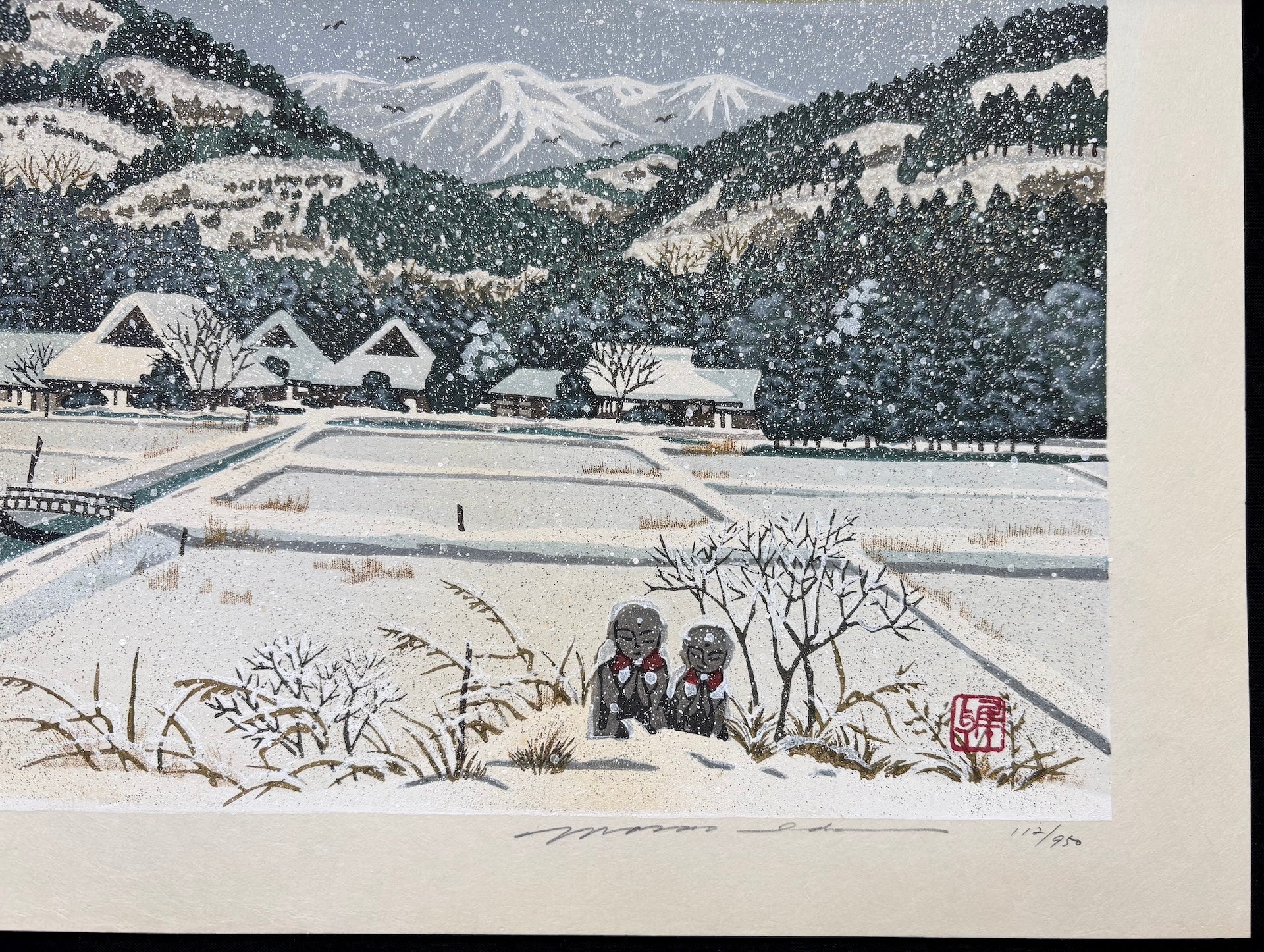  - Kokyō no Yukigeshiki (Snowy Scene from My Hometown) - Masao Ido - SAKURA FINE ART