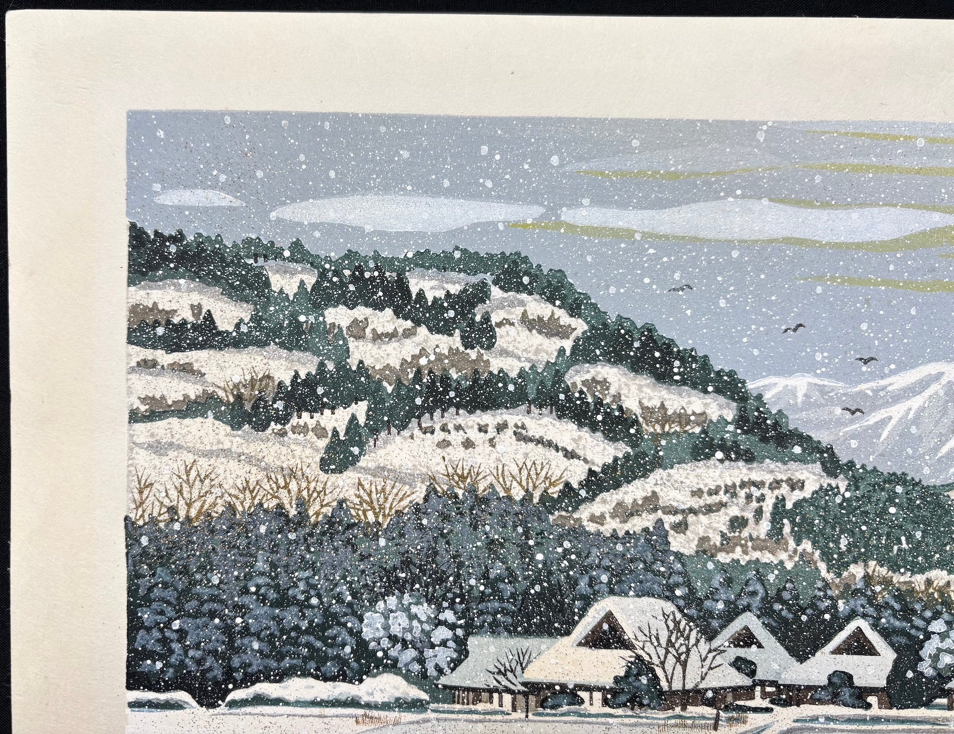  - Kokyō no Yukigeshiki (Snowy Scene from My Hometown) - Masao Ido - SAKURA FINE ART