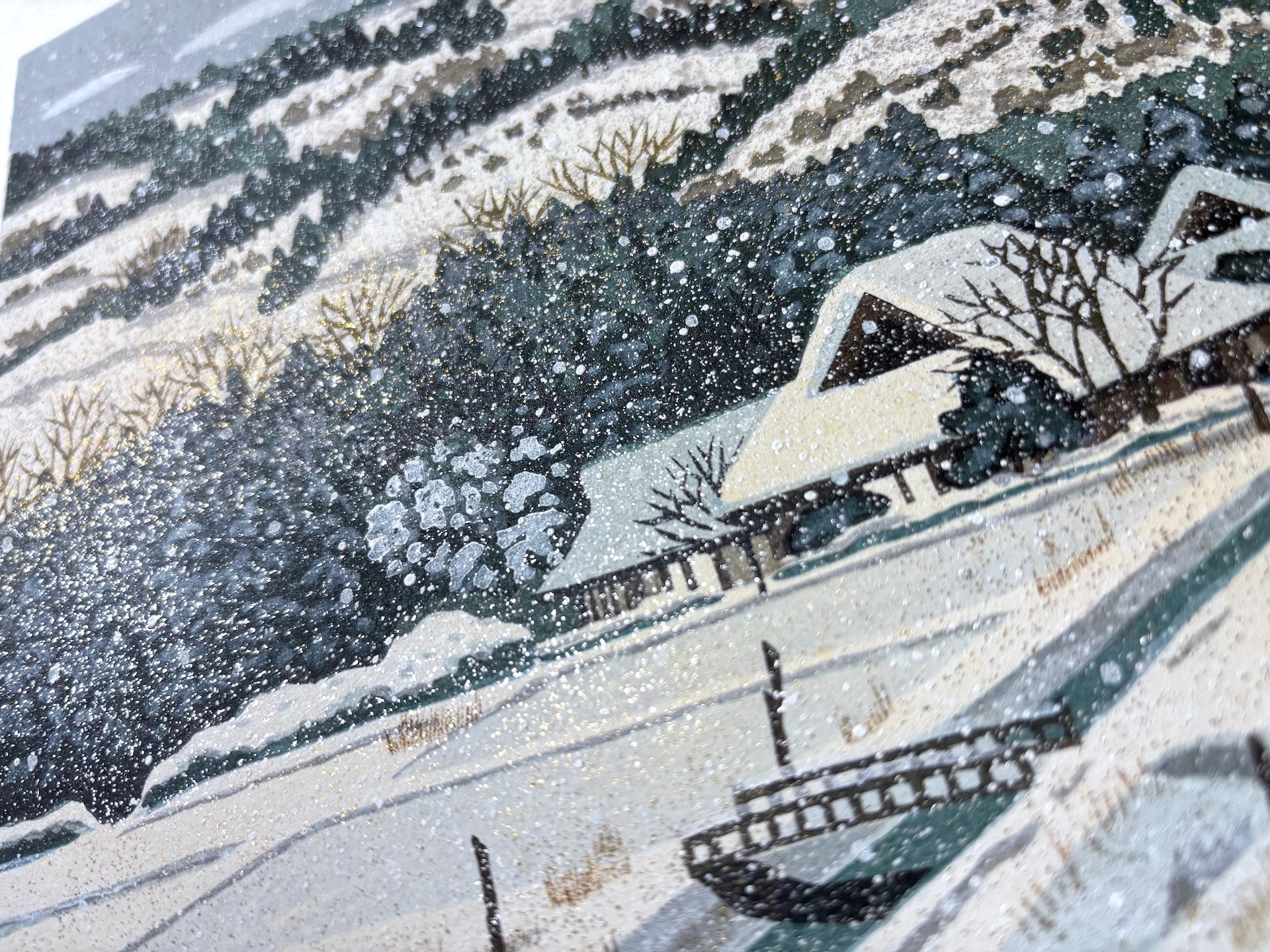  - Kokyō no Yukigeshiki (Snowy Scene from My Hometown) - Masao Ido - SAKURA FINE ART