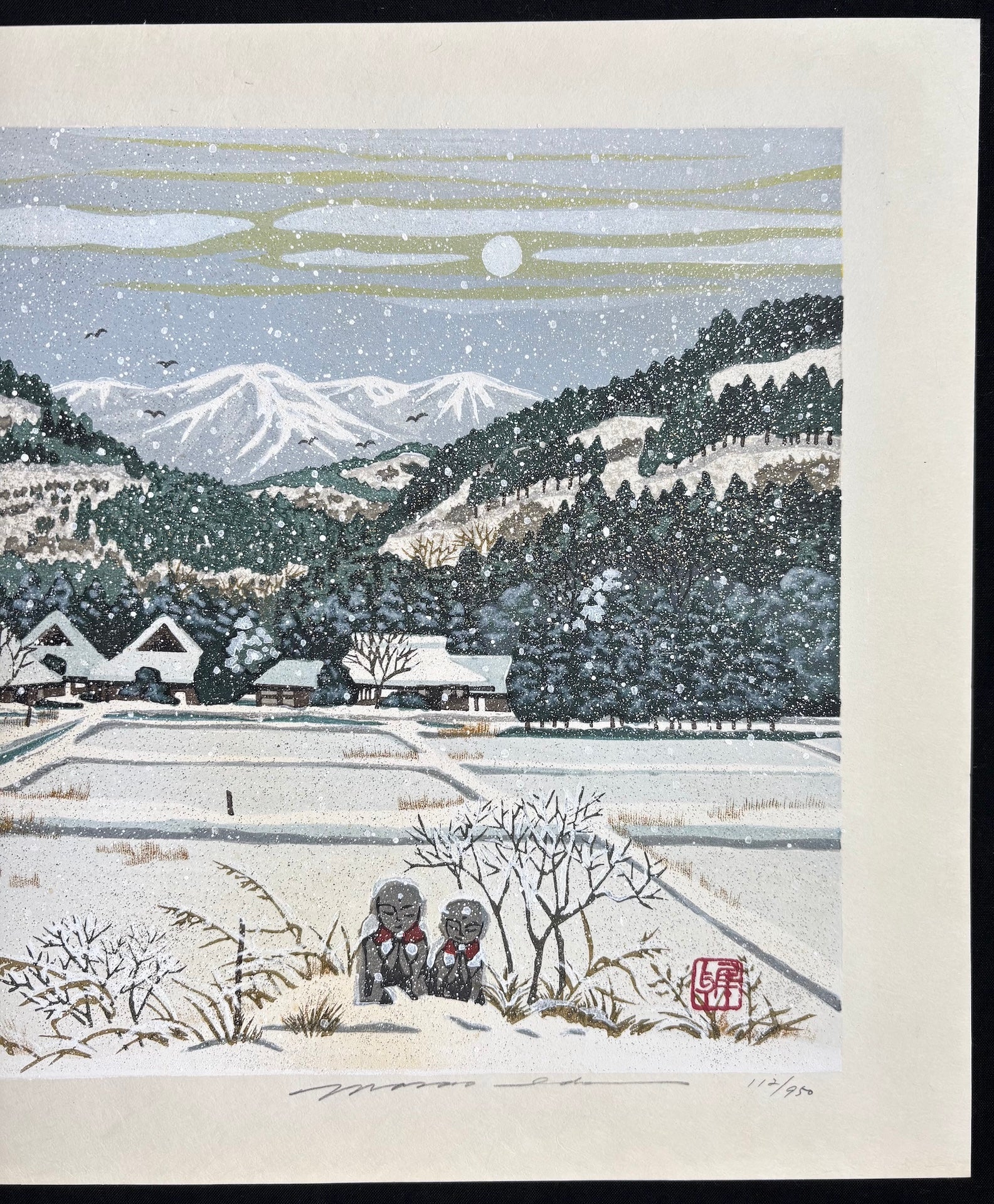  - Kokyō no Yukigeshiki (Snowy Scene from My Hometown) - Masao Ido - SAKURA FINE ART