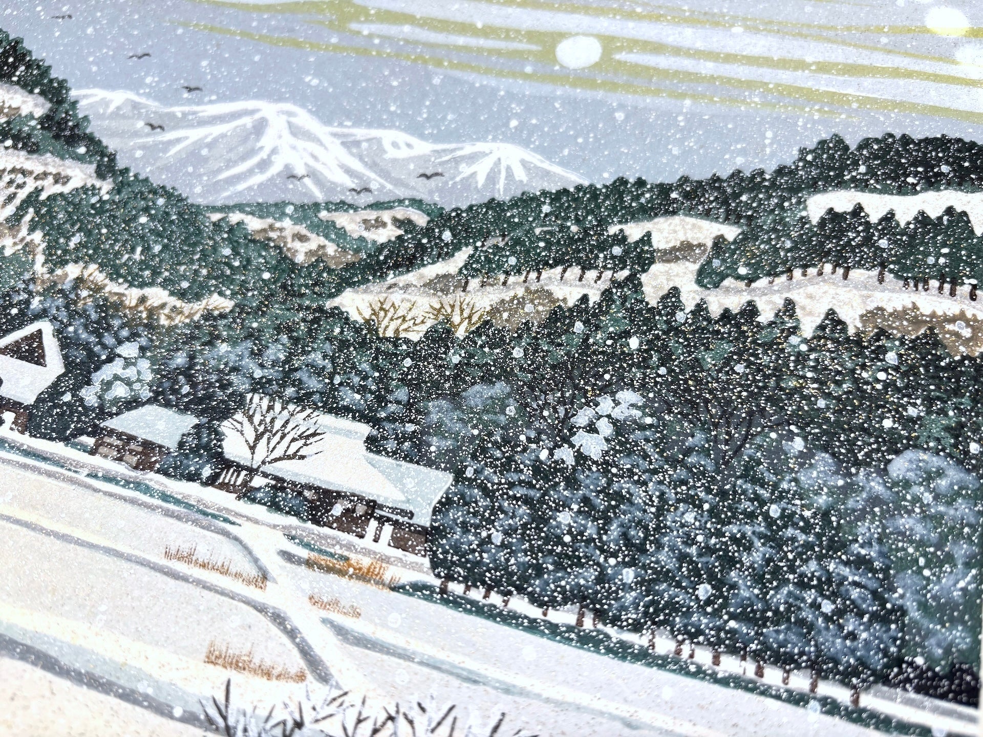  - Kokyō no Yukigeshiki (Snowy Scene from My Hometown) - Masao Ido - SAKURA FINE ART