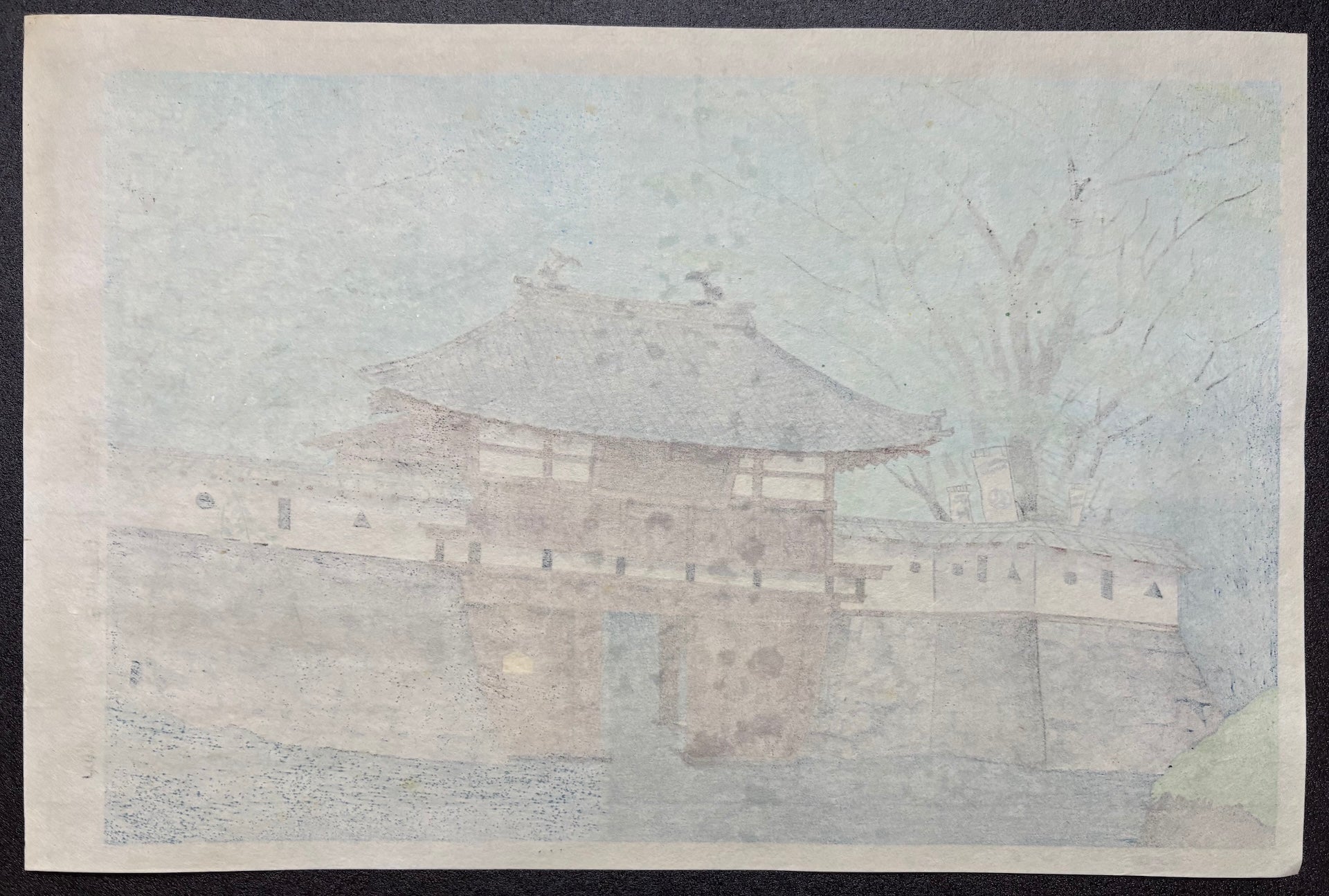  - Komoro - jo Ato (Komoro Castle Ruins) - Tomikichiro Tokuriki - SAKURA FINE ART