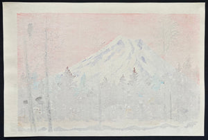  - Koshu Kaido (Mt. Fuji from the Koshu Kaido Highway) - Tomikichiro Tokuriki - SAKURA FINE ART