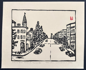 - M Street Georgetown Washington, DC - Unichi Hiratsuka - SAKURA FINE ART