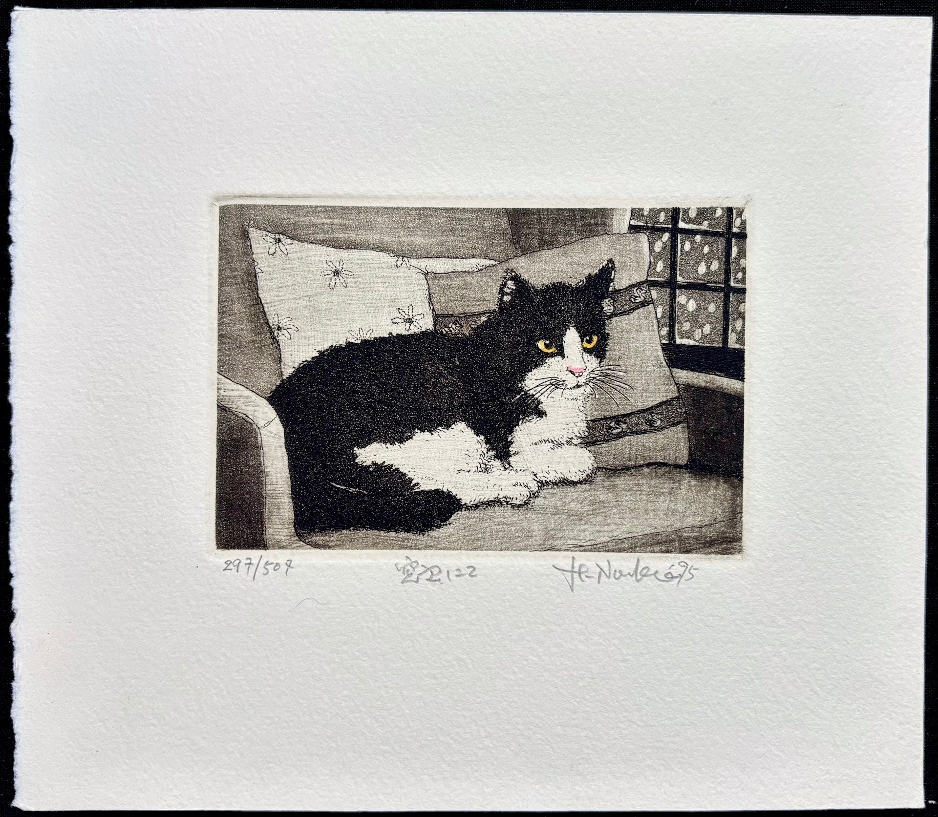  - Madobe nite (The Cat Near The Window) - SAKURA FINE ART