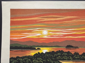  - Matsushima (Sunset at Matsushima Bay) - Masao Ido - SAKURA FINE ART